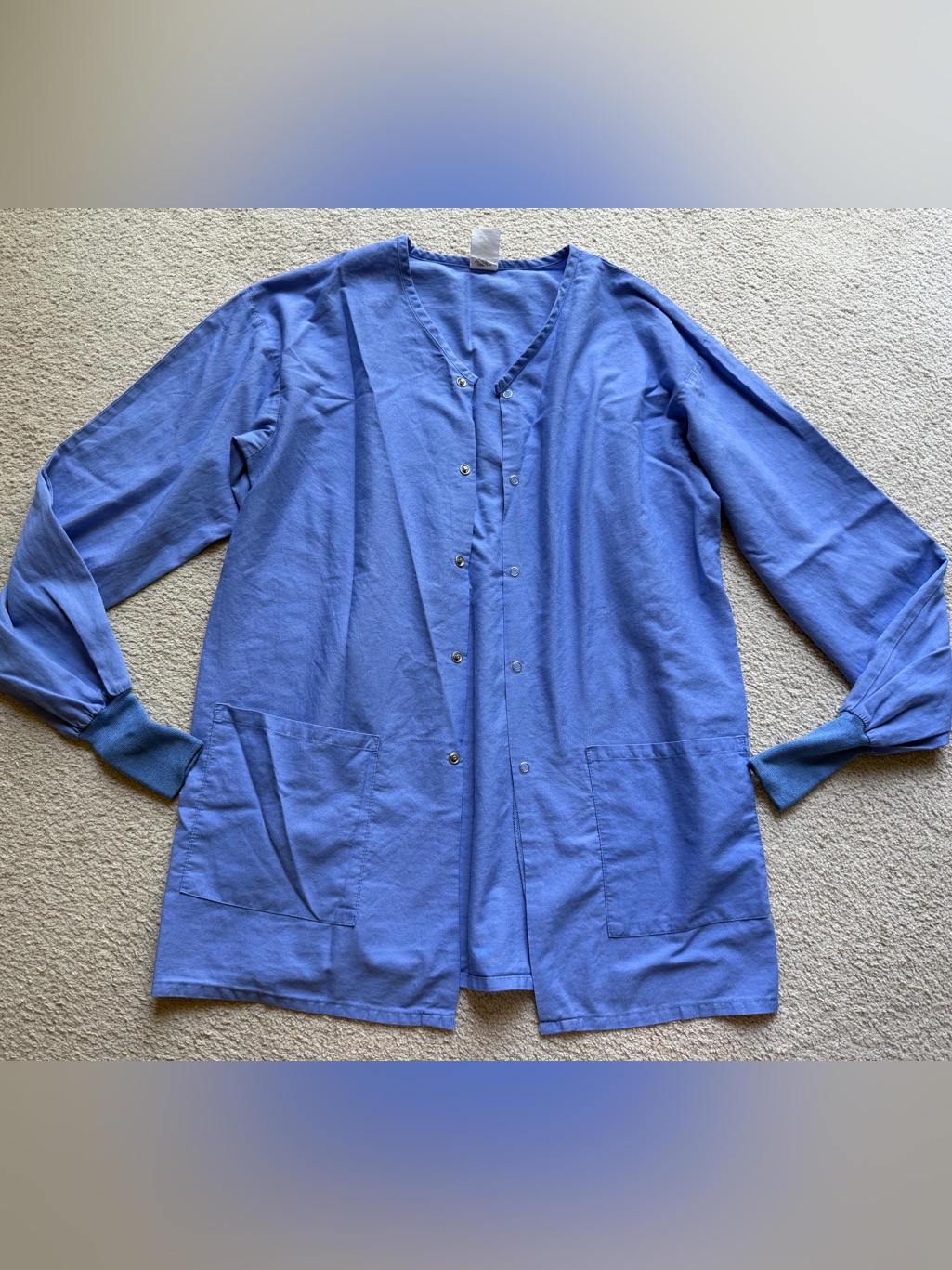 Women's Lightweight Snap-Front Shirt Jacket In Periwinkle Blue